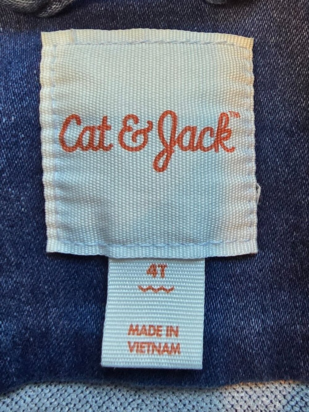 Cat & Jack Toddler Girls Long Sleeve Jean Jacket - Blue - Picture 3 of 4
